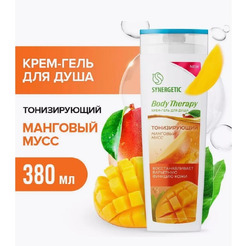 Крем-гель для душа SYNERGETIC Манговый мусс 380мл