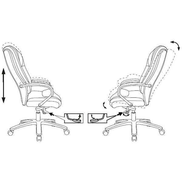 Кресло Бюрократ T-9925SL (черный)