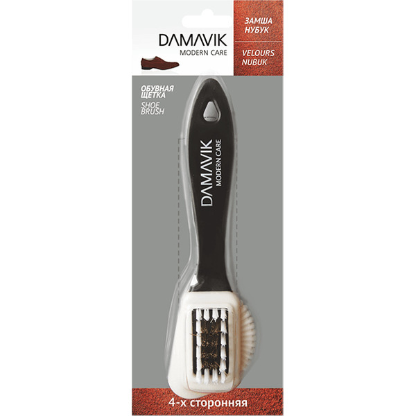 Щетка для нубука и замши в блистере DAMAVIK