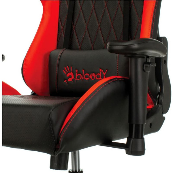 Кресло игровое A4TECH BLOODY GC-870 (черный/красный ромбик эко.кожа)