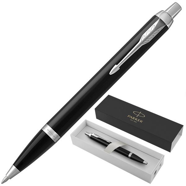 Ручка шариковая IM Core Black Lacquer CT PARKER 142530 / 1931665