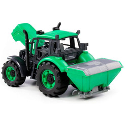 Трактор Полесье Прогресс сельскохозяйственный инерционный (зелёный) 94179