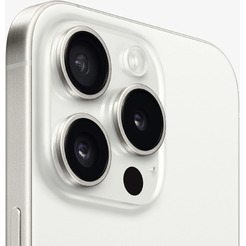 Смартфон Apple iPhone 15 Pro 128Gb восстановленный ELNU Грейд A ELN3102A0339 (белый титан)