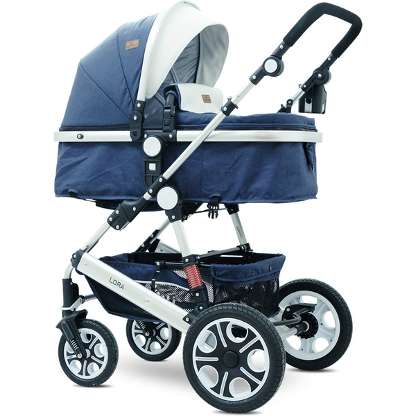 Детская коляска LORELLI Lora 3в1 (синий)
