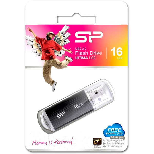 USB Flash Silicon-Power Ultima U02 16GB (SP016GBUF2U02V1K)