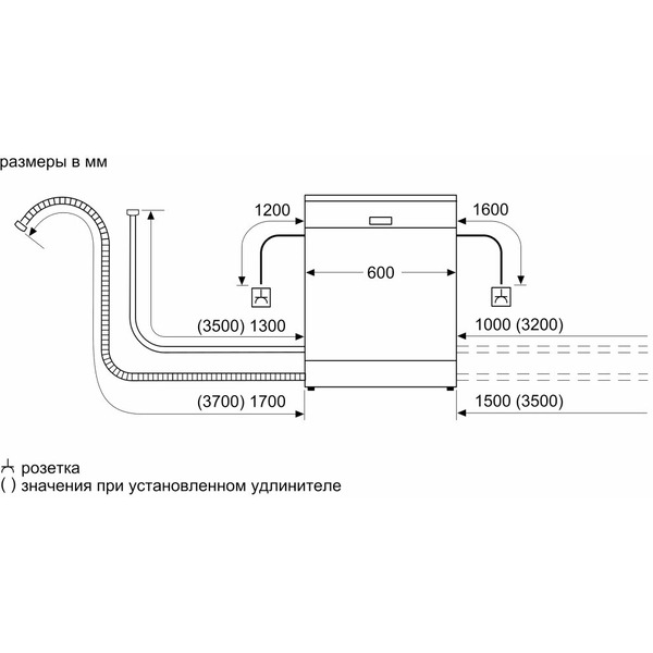 Встраиваемая посудомоечная машина Bosch SMV25BX03R