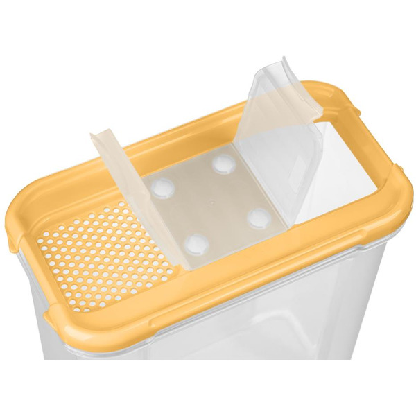 Емкость для сыпучих продуктов IDILAND Modena 221111804/01 (бледно-желтый)