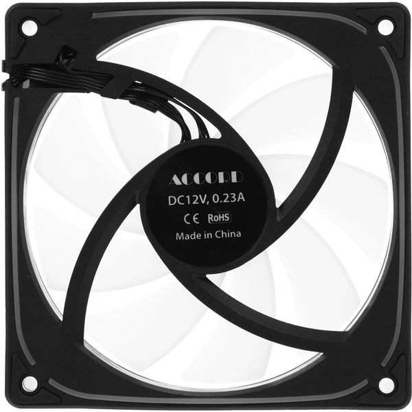 Вентилятор для корпуса Accord ACC-YH12 ARGB BLACK