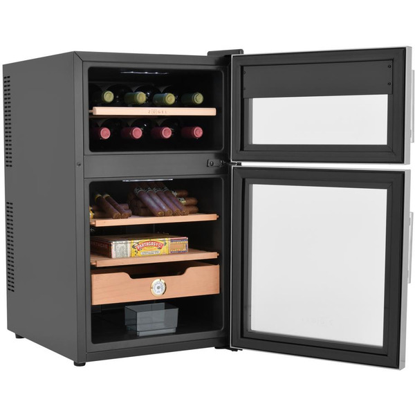 Винный шкаф-хьюмидор ZUGEL ZTH80DX