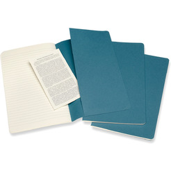 Блокнот Moleskine CAHIER JOURNAL CH016B44 (3 шт, голубой)