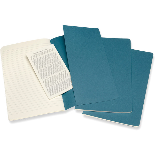 Блокнот Moleskine CAHIER JOURNAL CH016B44 (3 шт, голубой)