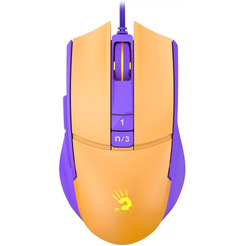 Мышь A4Tech Bloody L65 Max (желтый/фиолетовый)