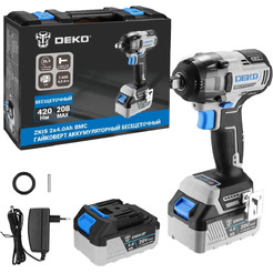 Гайковерт DEKO ZKIS 083-1087 (2×4.0 Ah)