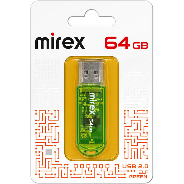 USB Flash Mirex Color Blade Elf Green 64GB 13600-FMUGRE64