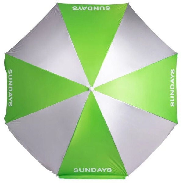 Пляжный зонт Sundays HYB1812 (зеленый/серебристый)