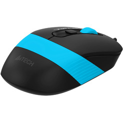 Мышь A4Tech Fstyler FM10S (голубой/черный)