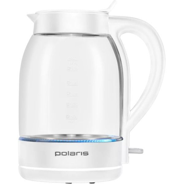 Электрический чайник Polaris PWK 1797CGL Water Way Pro (белый)