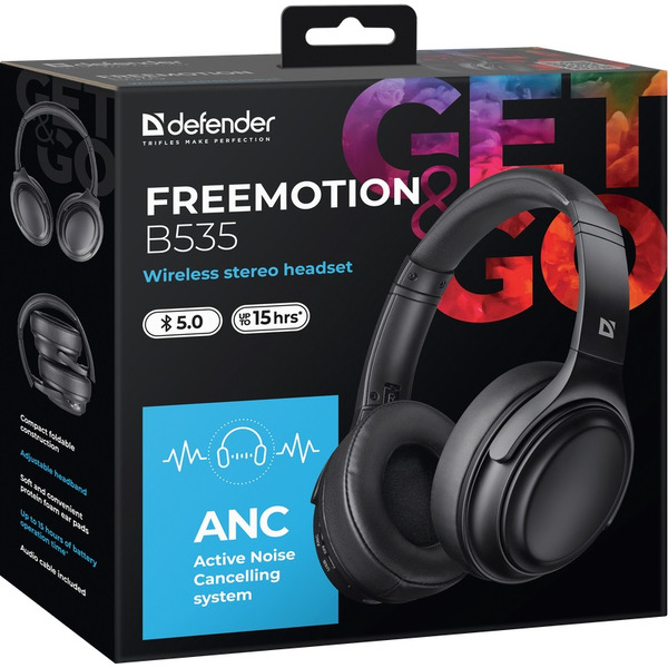 Наушники Defender FreeMotion B535 (черный)