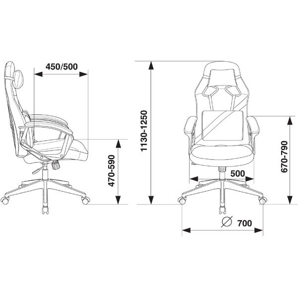 Кресло Zombie Driver (черный)