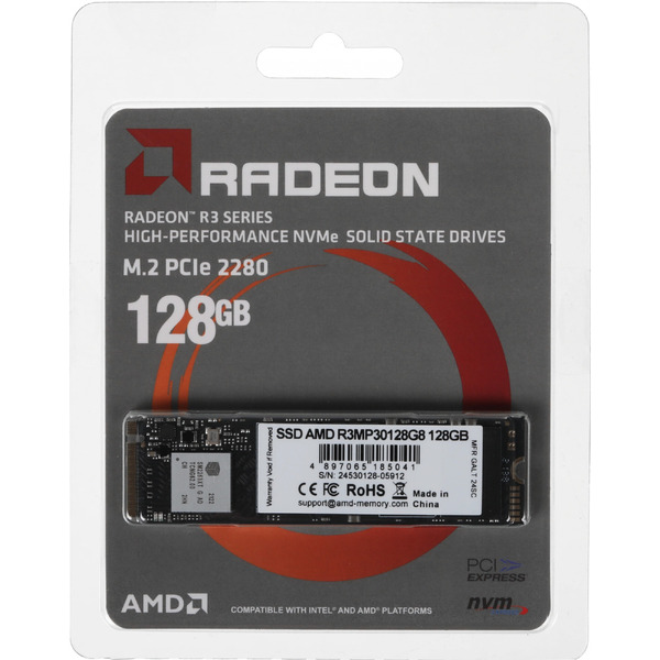 SSD AMD Radeon R3 128GB R3MP30128G8
