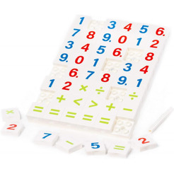 Набор игровой настольный Полесье Цифры и математические знаки 83344 (48 элементов)