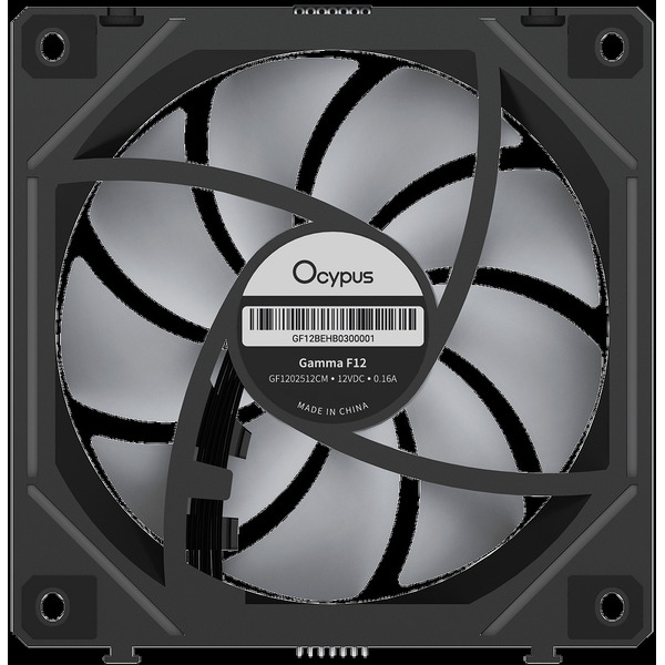 Комплект вентиляторов для корпуса Ocypus Gamma F12 Uni BK ARGB Reverse Blade 3IN1