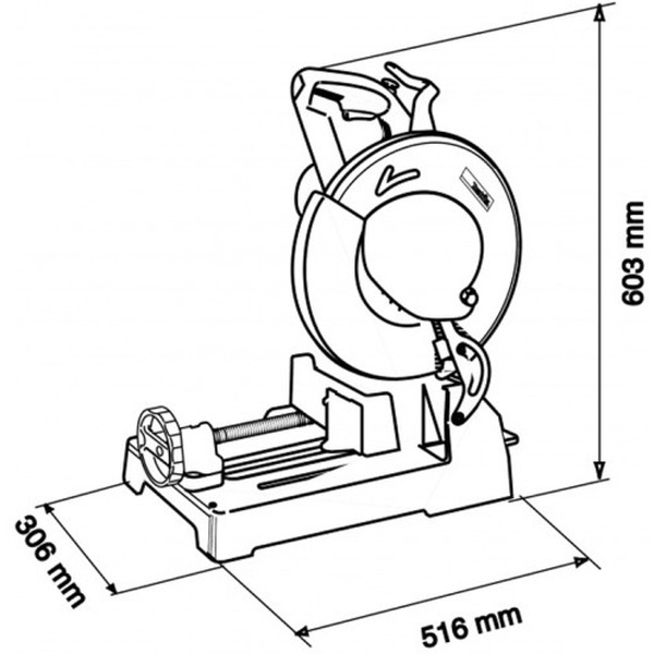Дисковая пила Makita LC1230