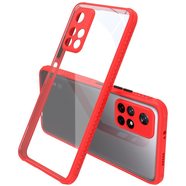 Бампер Bingo Michelin для XIAOMI Redmi Note 11S 5G/Note 11T 5G/POCO M4 Pro 5G Красный