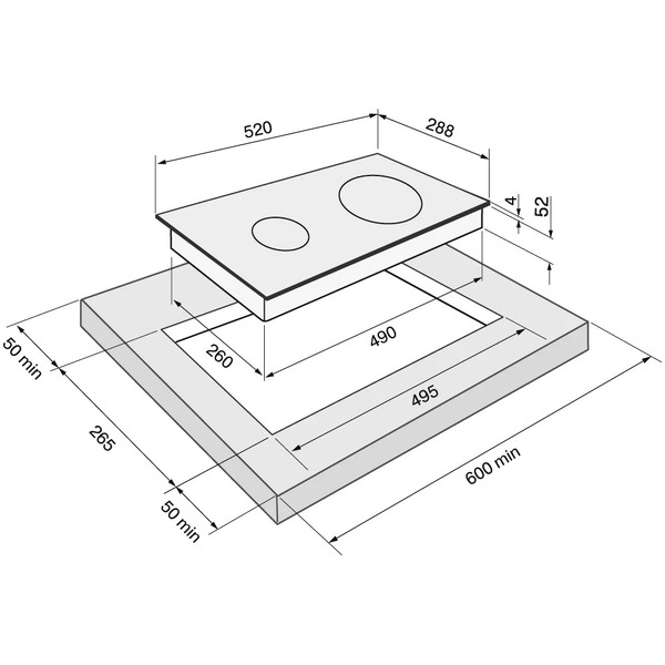 Варочная панель Krona Forte 30 BL