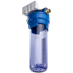 Корпус фильтра Гейзер 10SL 1/2 (прозрачный)