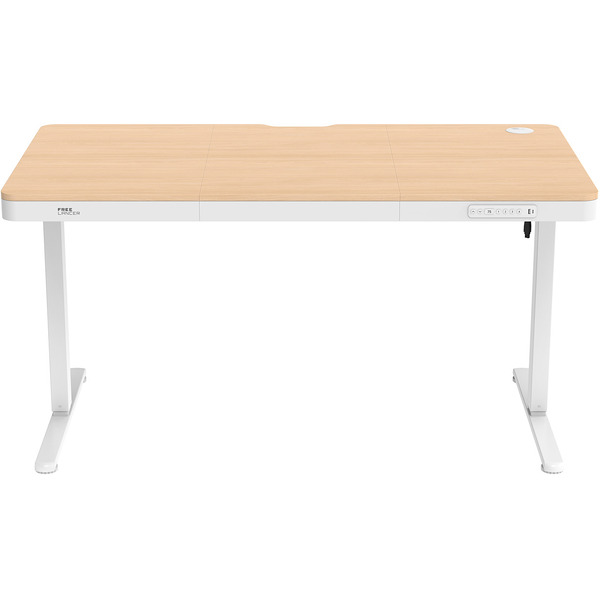 Стол с регулировкой высоты Zone51 e-Nexor 140x75 Light Wood Z51-FLD-NEX-LW4