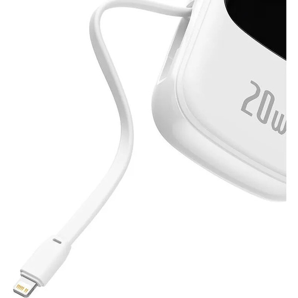 Портативное зарядное устройство Baseus Qpow Pro 20000mAh PPQD060202 (белый)