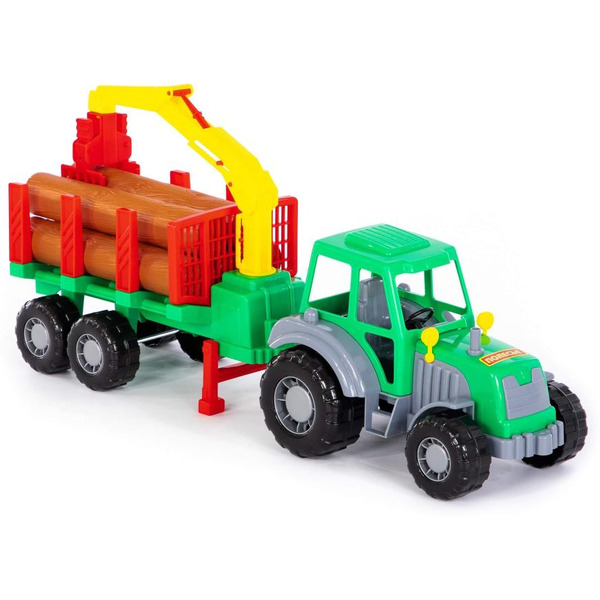 Трактор Полесье Алтай трактор с полуприцепом-лесовозом 35370