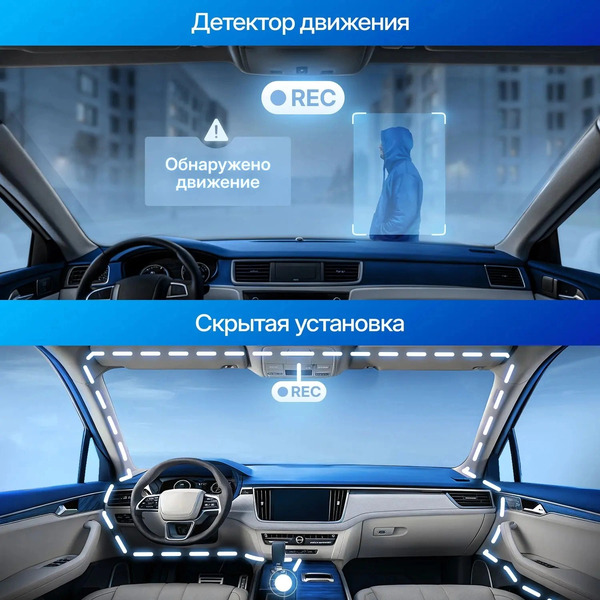 Видеорегистратор-GPS информатор (2в1) TrendVision Phantom 3CH GPS