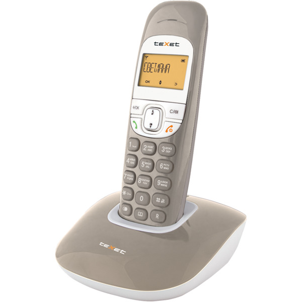 Телефон стандарта dect TEXET TX-D6505A бежевый
