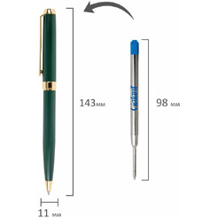 Ручка подарочная шариковая Ando Emerald GALANT 144175