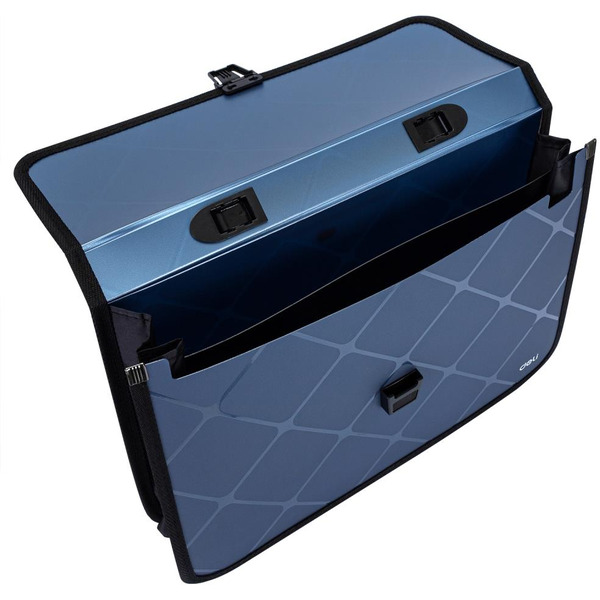 Папка-портфель Deli New York 39634 (серо-голубой)