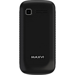 Мобильный телефон Maxvi B201 +ЗУ WC-112 (черный)