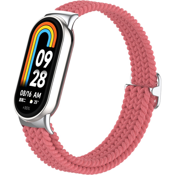 Ремешок Bingo Braided Xiaomi Mi Band 8 Розовый