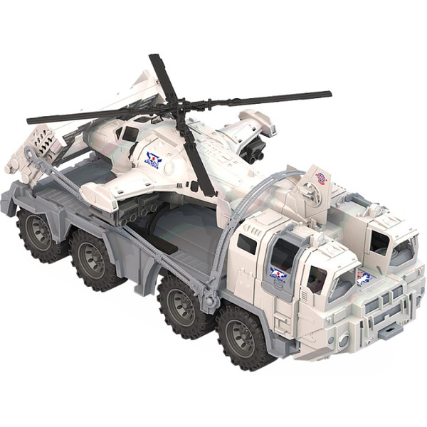 Военный тягач  Нордпласт Арктика с вертолетом 286_NP