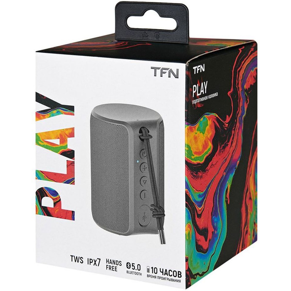 Колонка TFN TWS Play TFN-BS04-01GR (серый)