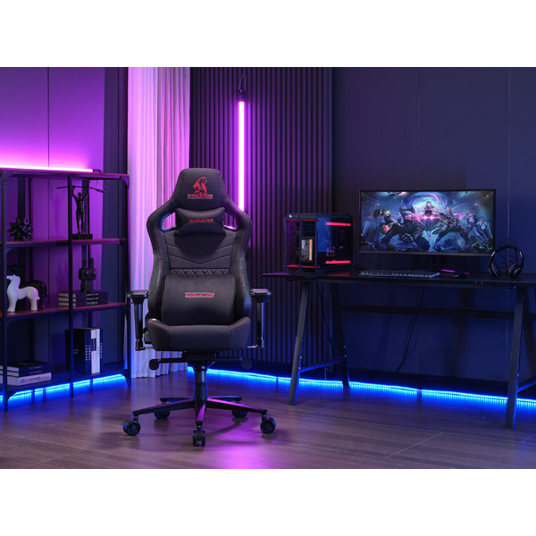 Игровое кресло Evolution Nomad (черный/красный)