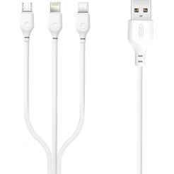 Кабель 3 в 1 XO NB103 (белый)