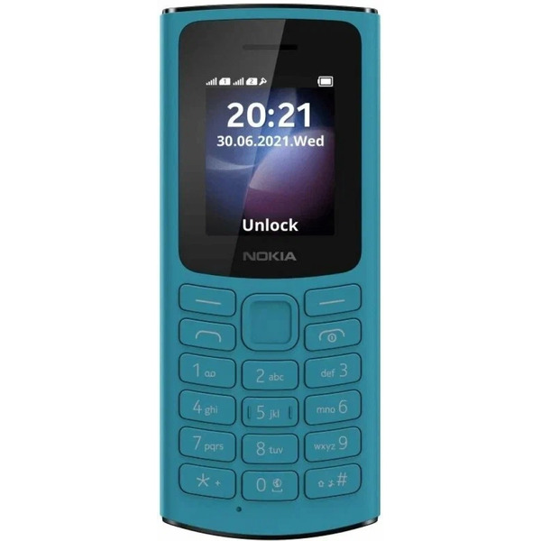 Мобильный телефон Nokia 105 Dual sim голубой (TA-1557)