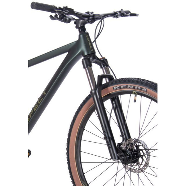 Велосипед Aspect Cobalt Pro 27.5 (2025) (M (18"), Зеленый)