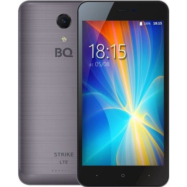 Смартфон BQ Strike LTE Темно-Серый Шлифованный (BQ-5044)