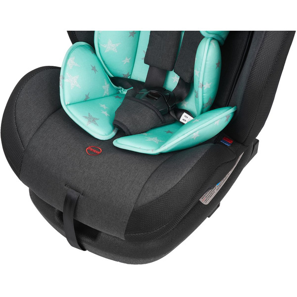 Автокресло Lorelli Corsica Izofix Black Green Stars