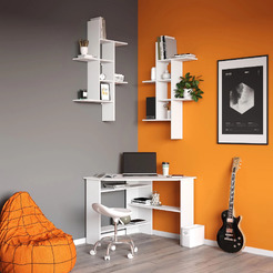 Стол для компьютера Сокол КСТ-02 (белый)