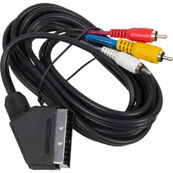 Кабель Ningbo SCART (m)/3хRCA (m) SC005-3 (3м. черный)