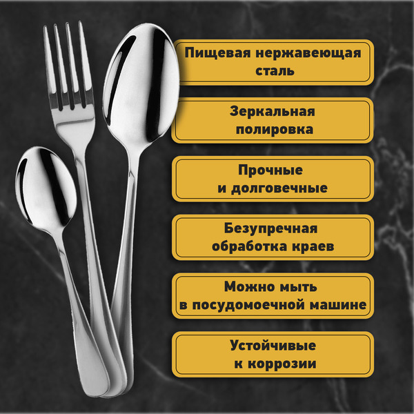 Набор столовых приборов DASWERK Standard 881141